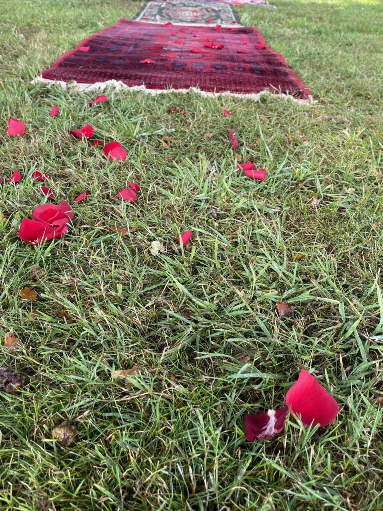 The elements of the elopment ceremony completely personalised to the couple